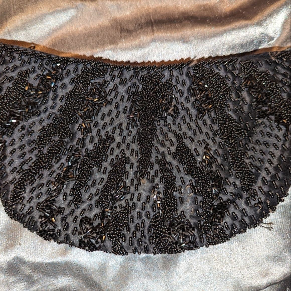 Vintage black beaded purse - Picture 3 of 3
